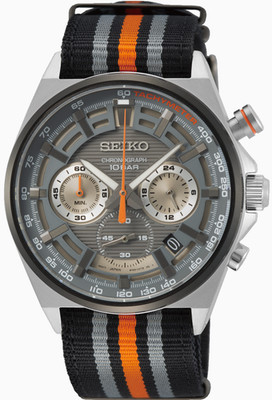 SEIKO 腕時計　セット Seiko SSB403 Men's Quartz Chronograph 41mm 100M Nylon Date Hardlex