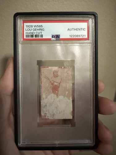 Lou Gehrig [Hand Cut] 1928 W565 card