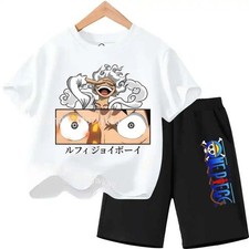Luffy Summer Kids T-Shirt Shorts Complete Set Different Colors