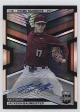 2023 Elite Extra Edition Prime Numbers A Signatures Jackson Baumeister Auto yl0