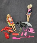 VTG 90s Baywatch Ocean Friends Barbie Dolls Dolphin Keiko Chair Clothes Scuba