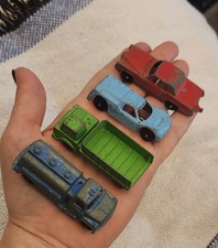 Vintage lot Of 4 Tootsie Toys die-cast from 1940s  1960s era. Collectibles