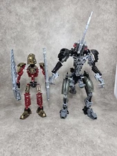Lego Bionicle 8811 LHIKAN & KIKANALO Metru Nui Toa set Complete Figure 