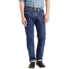 Levis 505 Men Regular Fit Straight Leg 505-4886 Dark Stone Wash Jeans Sz 36X30