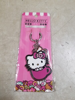Hello Kitty Cafe 10th Anniversary Keychain