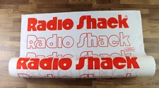 Vintage Radio Shack Red White Logo Store Shopping Bag 26"x35" READ