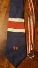 NWT Vintage Rare TOMMY HILFIGER Silk Necktie with TH Initials Made in USA