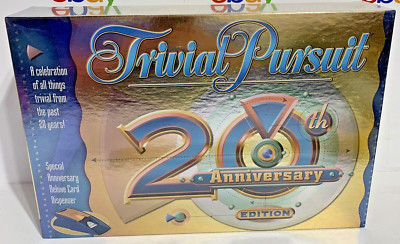 Trivial Pursuit 20th Anniversary ''Millennial'' Edition 1982-2002 NEW 100% SEALED