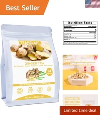 Invigorating 64 Count Ginger Tea Bags - Naturally Caffeine-free Herbal Delight