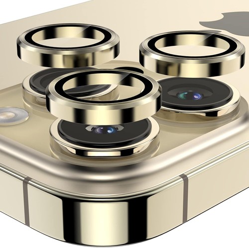 Entronix Camera Lens Protector Compatible with iPhone 15 Pro/15 Pro Max - Luxury - Photo 9 sur 14
