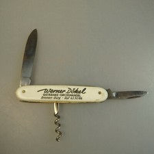 Taschenmesser mit Korkenzieher um 1960 (56102)