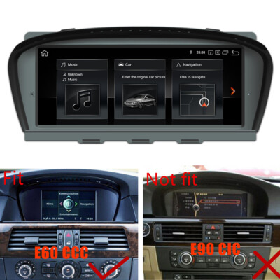 Android 10 Car Stereo GPS For BMW 3 5 Series E60 E61 E63 E64 CCC System 2005-08