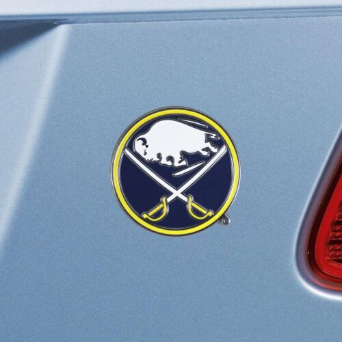 FANMATS NHL 3D Color Metal Emblem, Diecut Team Logo Auto Emblem