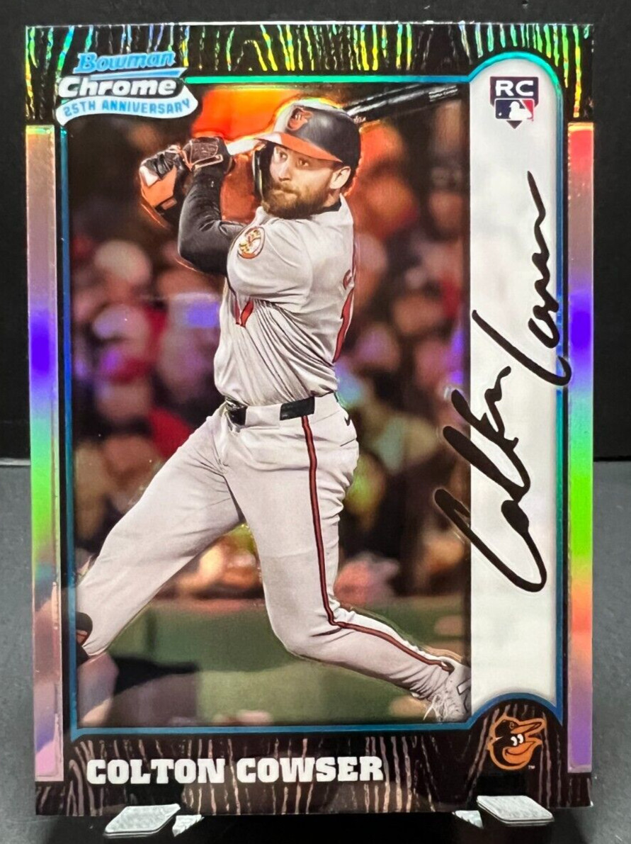 2024 Bowman Chrome COLTON COWSER Bowman 25th Anniversary RC #BC25-8