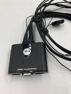 Aten 2-Port USB VGA Kabel KVM Switch (CS22U)