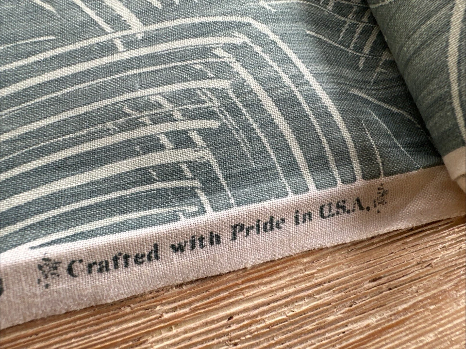 Vintage Fabric Joan Kessler For Concord Contemporary 10 yds Sage Green Swirl - Image 4 of 4