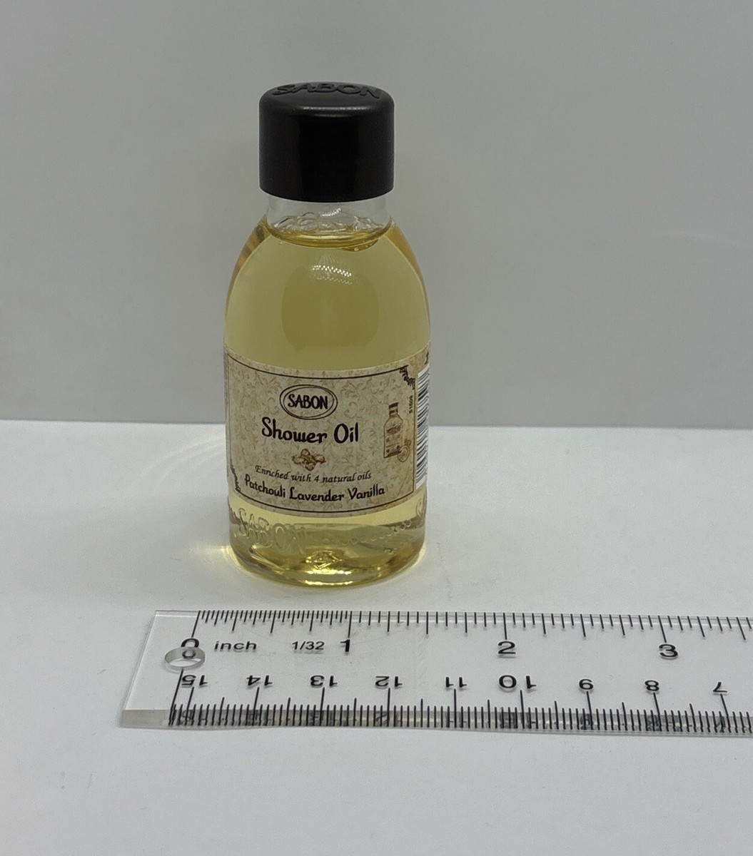 NEW Sabon Shower Oil Patchouli Lavender Vanilla Travel Size 50ml 