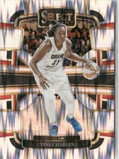 2023-24 Panini Select WNBA Silver Flash Tina Charles Atlanta Dream #83 Parallel