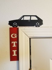 Vw Volkswagen Mk1 Gti Golf Rabbit Door Corner Metal Wall Art Man Cave