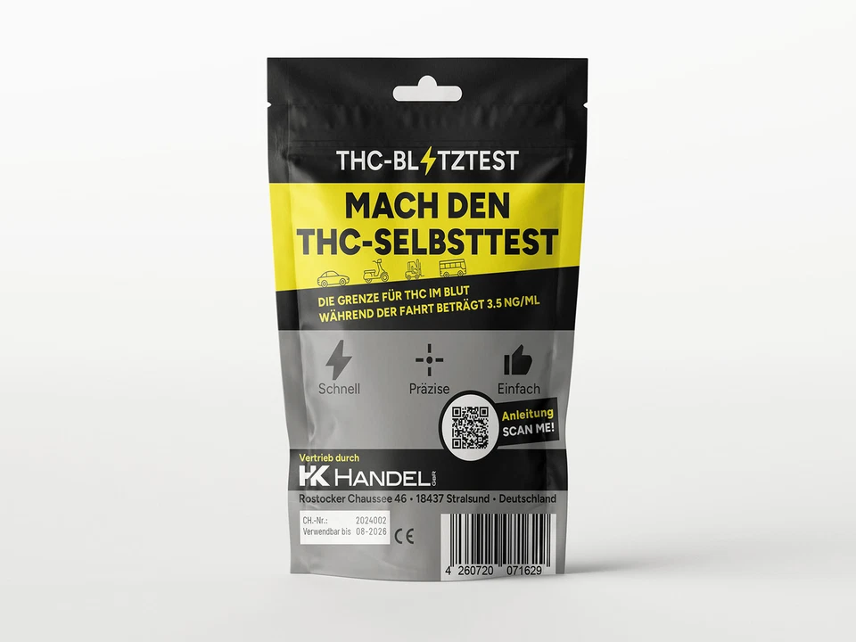 5ng/ml THC-Blitztest Drogenschnelltest - 1 bis 35 Stk. (Cannabis, Haschisch) - Bild 2 von 2