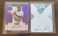 2018 Leaf Metal Draft Osiris Johnson Auto 5/15 & Elite 1/1 Printing Plate