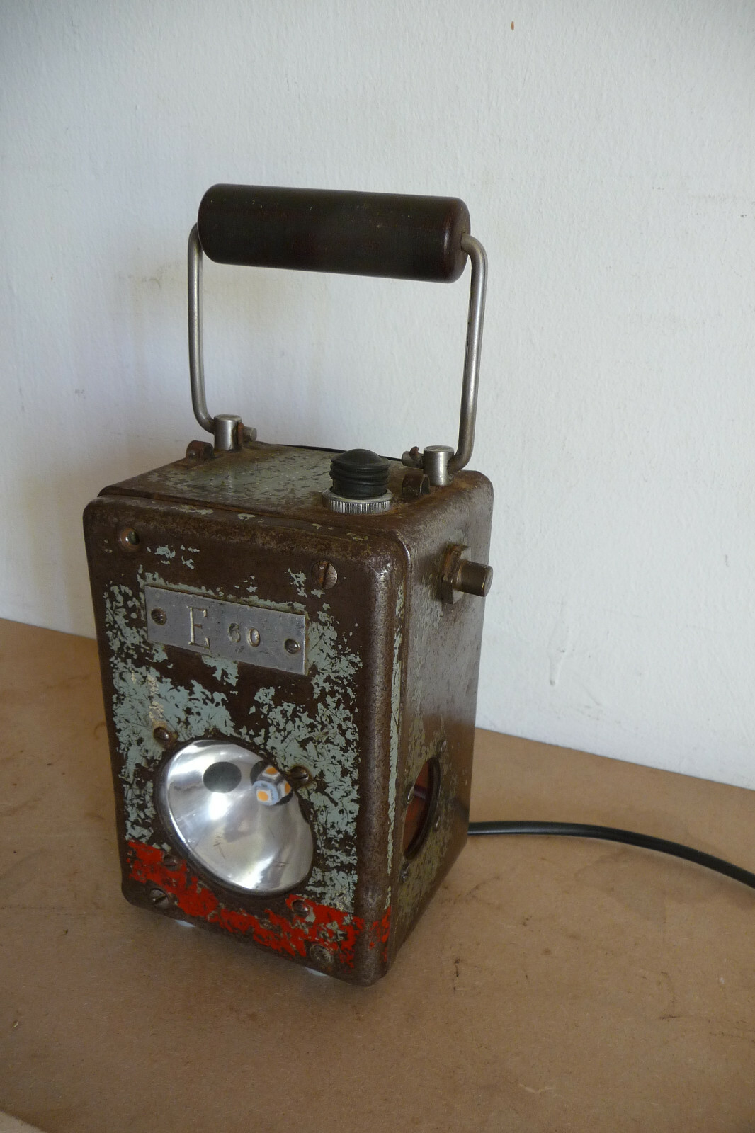 Lampe à Poser Steampunk / Balladeuse Industrielle, Faite Main, LED 2W, GU10, Reconditionnée