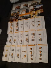 Prospekte Technische Daten Bauma JCB Bagger Radlader Großer Konvolut 