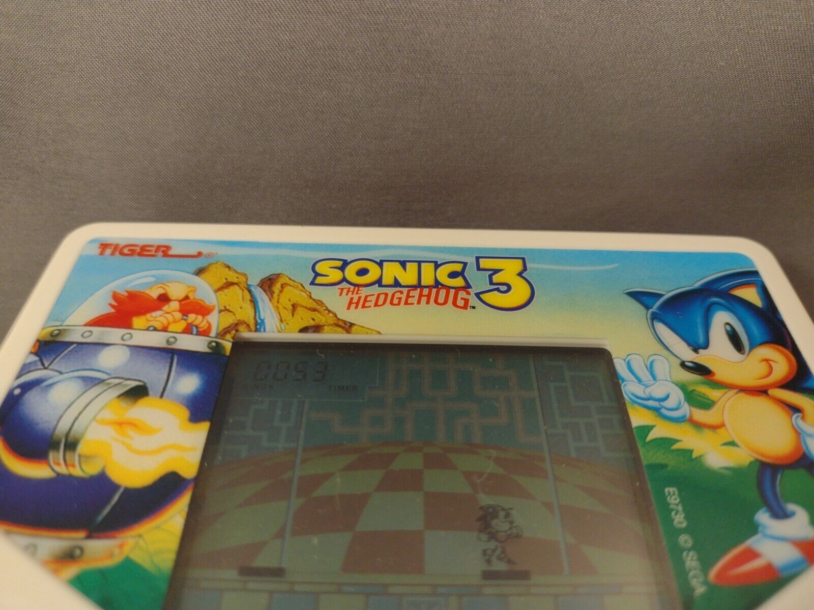 Mini Game Sonic The Hedgehog 3 Tiger Eletronics Retro Hasbro