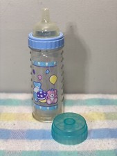 Vintage Playtex Decorated Nurser Bubble Nipple Drop In 8oz Baby Bottle