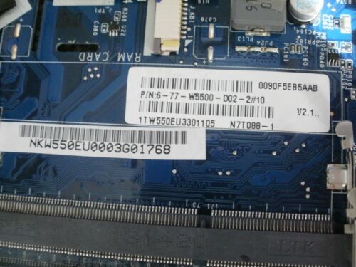 PLACA BASE STONE / CLEVO NT310 i3 2.5GHz CPU P/N 6-77-W5500-D02 FUNCIONANDO REF Y2 - Imagen 4 de 4