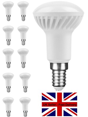 10x R50 LED 5 Watt Leuchtmittel 5W = 35W warmweiß Glühbirnen E14 Energiespar 3000k 