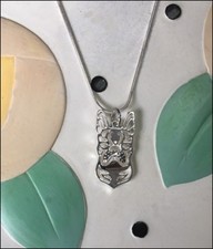 French Bulldog Metal Charm Necklace - NEW - FREE SHIPPING