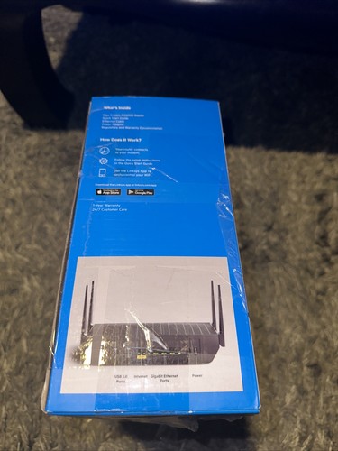 New Linksys Max Stream AX6000 Dual-Band Mesh FAST Wi-Fi 6 Router Black $299 - Picture 4 of 5