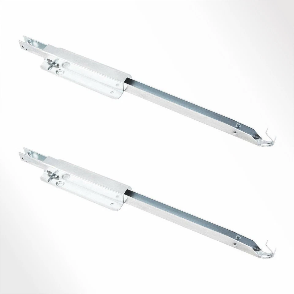 POWERTEC 71426 Soportes de Mesa Hoja Caída de Metal, Juego de 2 (Plata) Foto 2 de 4