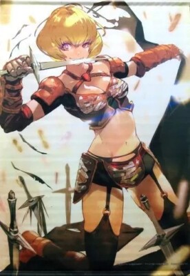[Gobelin Wandrolle] Clementine Overlord IV Kuji Lotterie A Preis B2 Größe Japan