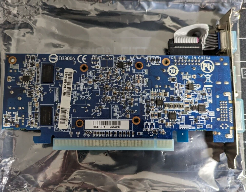 Gigabyte ATI Radeon HD 6450 OC 1GB DDR3 SDRAM PCI Express x16 GPU GV-R645OC-1GI - Image 3 of 4