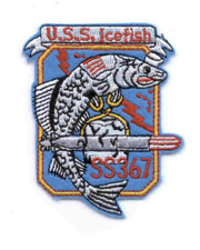 3.125" NAVY USS SS-367 ICEFISH EMBROIDERED PATCH