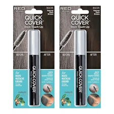 Quick Cover Root Touch up Rescue (Natural Dark Brown 2 Pack), Mascara Natural Wa