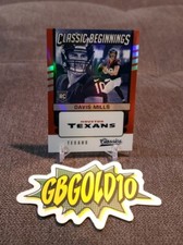 2021 Classic Beginnings Davis Mills Red /50 Rookie Card Texans