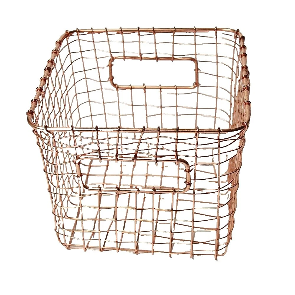 Cesta de almacenamiento de alambre canastas Decorativas