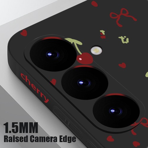 Cute Cherry Bow For Samsung Galaxy S25 S24 FE Ultra A16 Shockproof Case Cover - Picture 5 of 20