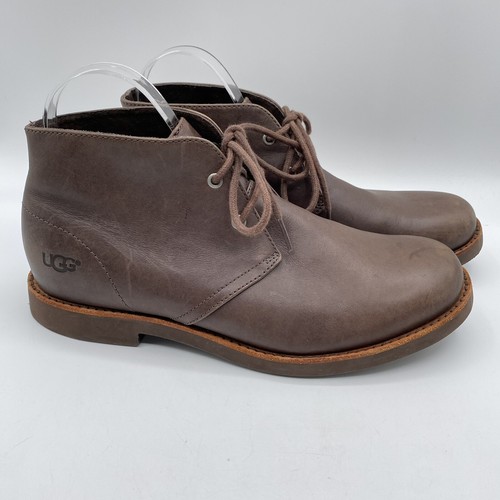 Men UGG Dagmann Chukka Boot Brown 1018516 Smooth Leather Sz 8