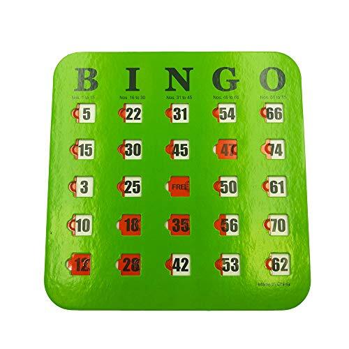 Shutter Slide Bingo Cards - 5 Pack Multi Color Extra Thick Stitched easy rea - Picture 5 of 7