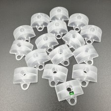 24 Abstandshalter Untersetzer Welldachplatten f&uuml;r Sinus-Profil 70/18 + 76/18 mm