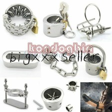 Heavy Stainless Steel Metal Scrotum Ball Stretcher Man Chastity Device Rings