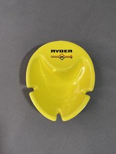 Vintage Ryder Trucking Trucks Advertising Ashtray Yellow Ceramic Made In USA