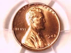 1948 P Lincoln Wheat Cent Penny PCGS MS 65 RD 38735772