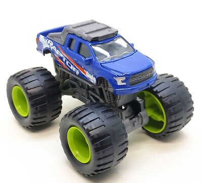 Majorette City Rockerz モンスタートラック Majorette Ford F150 Raptor Monster Truck Rockerz Dark Blue 1/72 no