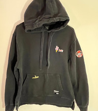 BT21 Hoodie Large Pullover Patches TATA Black BTS