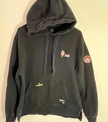 BT21 Hoodie Large Pullover Patches TATA Black BTS | eBay 